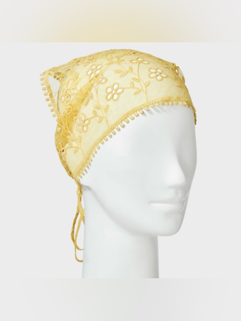 Sheer Eyelet Headwrap - A New Day™ Yellow